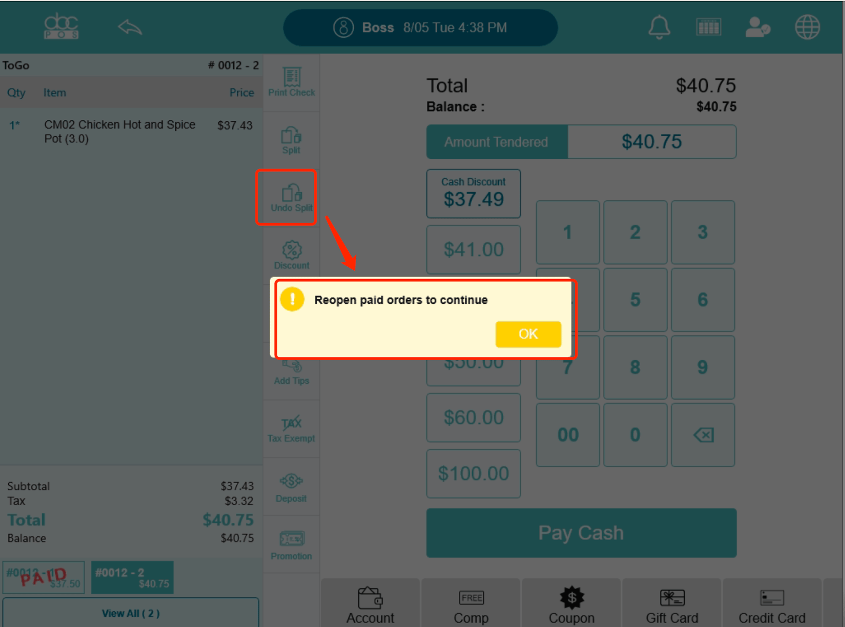 Release Note - POS V85